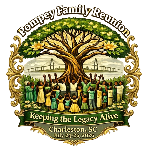 Pompey family tree of life — Charleston reunion artwork